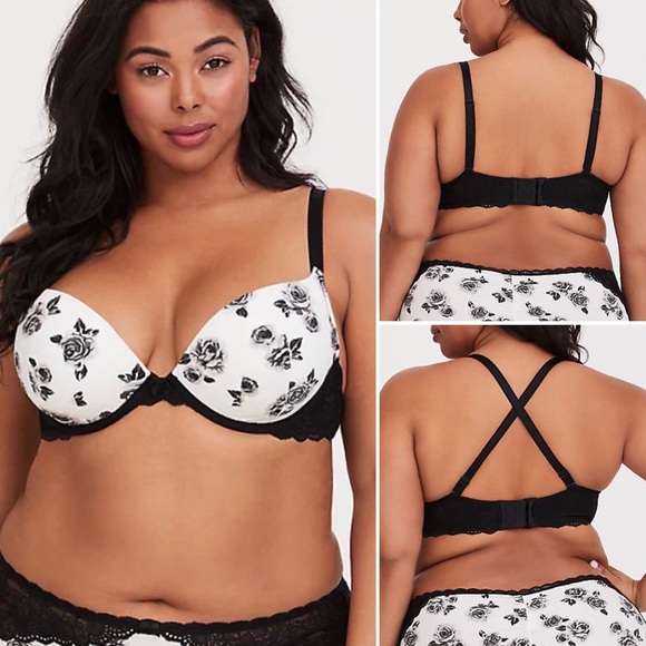 Torrid Microfiber Smooth Push-Up Plunge Bra - Picture 8 of 10